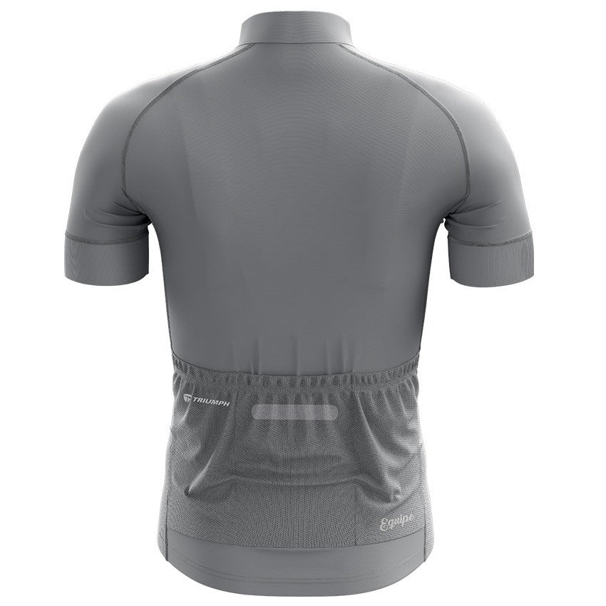 Men’s Half Sleeve Cycling Grey Jerseys | Custom Cycling Clothing
