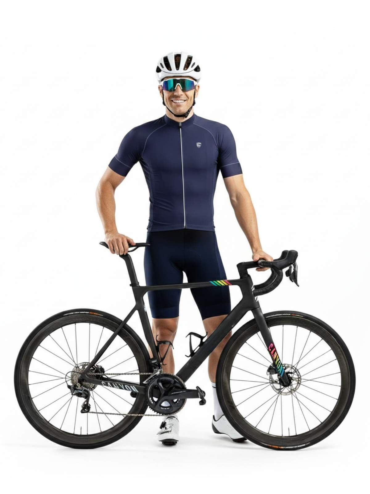 Men’s Cycling Jerseys Dark Blue | Custom Bicycle Clothing