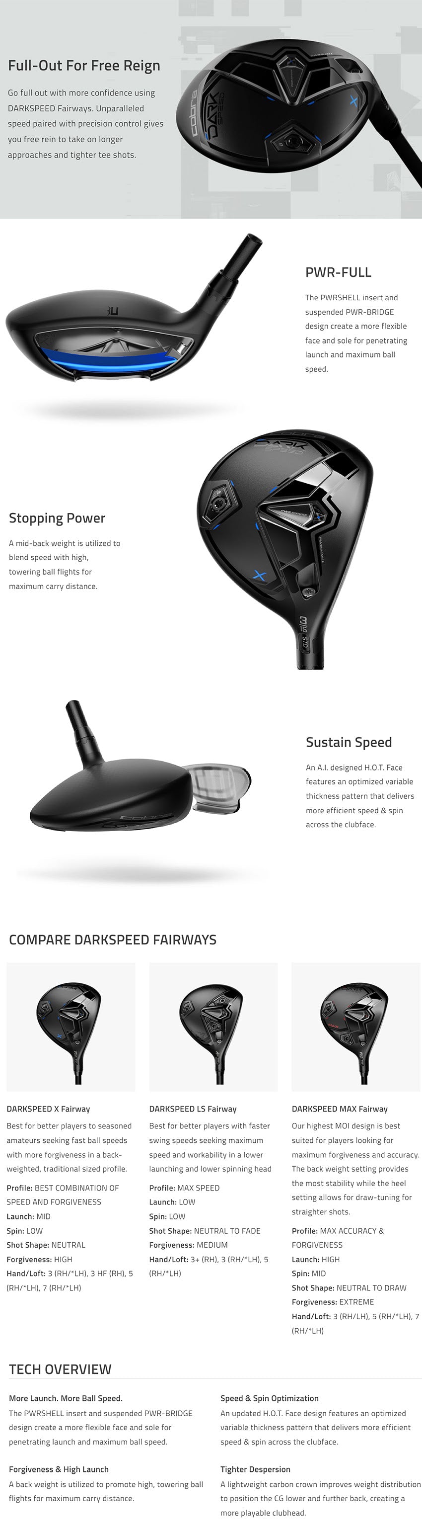 Cobra Darkspeed X Fairway Wood