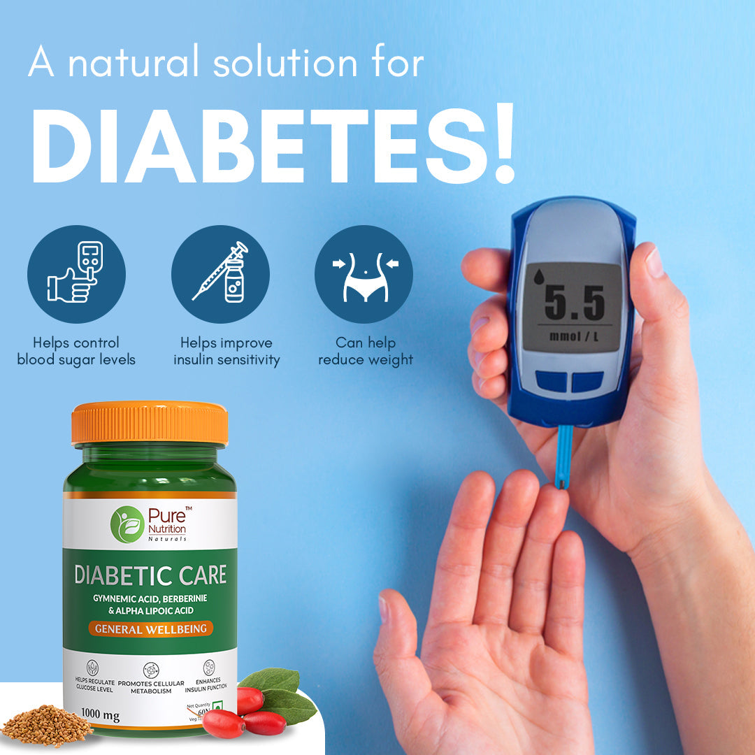 Glucose Metabolism Support Gymnemic Acid, Berberine & ALA | Veg Tablets