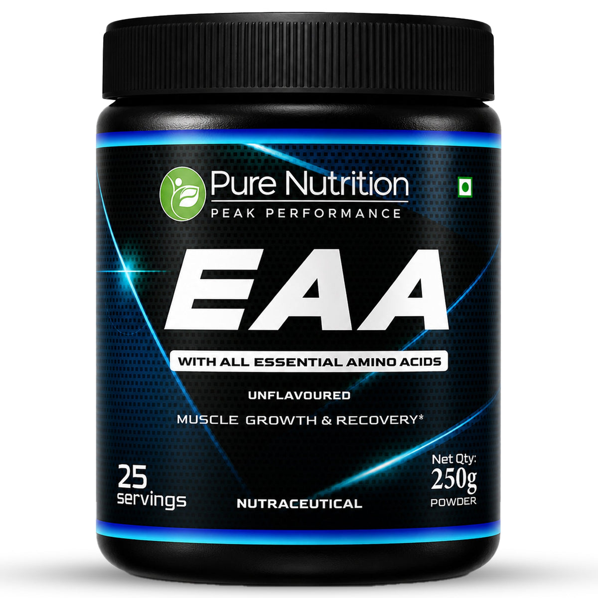 EAA Powder All 9 Essential Amino Acids | Unflavoured | Muscle Support - Nutrition by Pure Nutrition