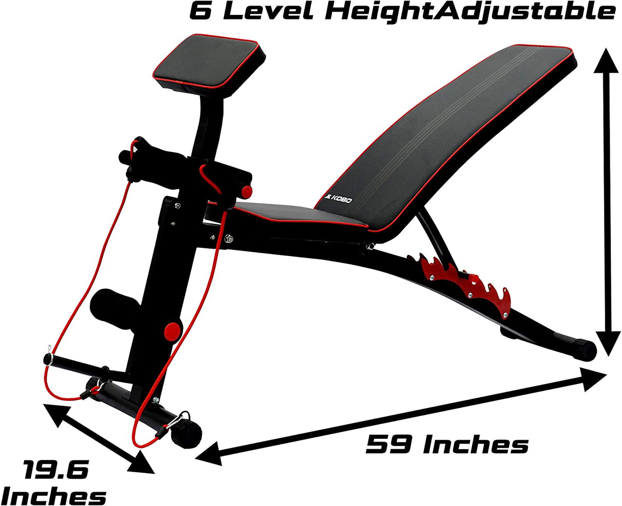 Kobo EB-1012 Multi Exercise Adjustable Bench