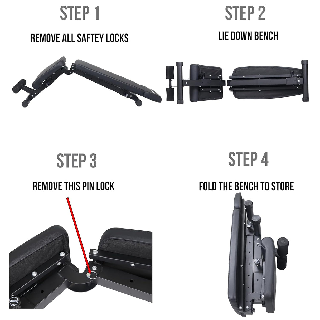 Kobo EB-1027 Multi Exercise Adjustable Bench
