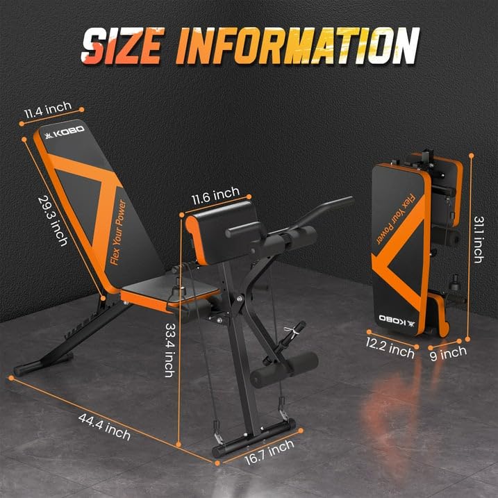 Kobo EB-1029 Adjustable Weight Bench