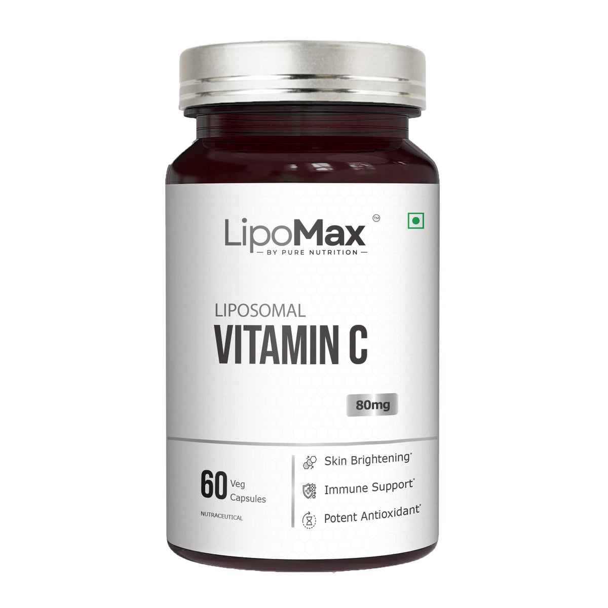 LipoMax Liposomal Vitamin C 80mg | Immune & Antioxidant Support - Nutrition by Pure Nutrition