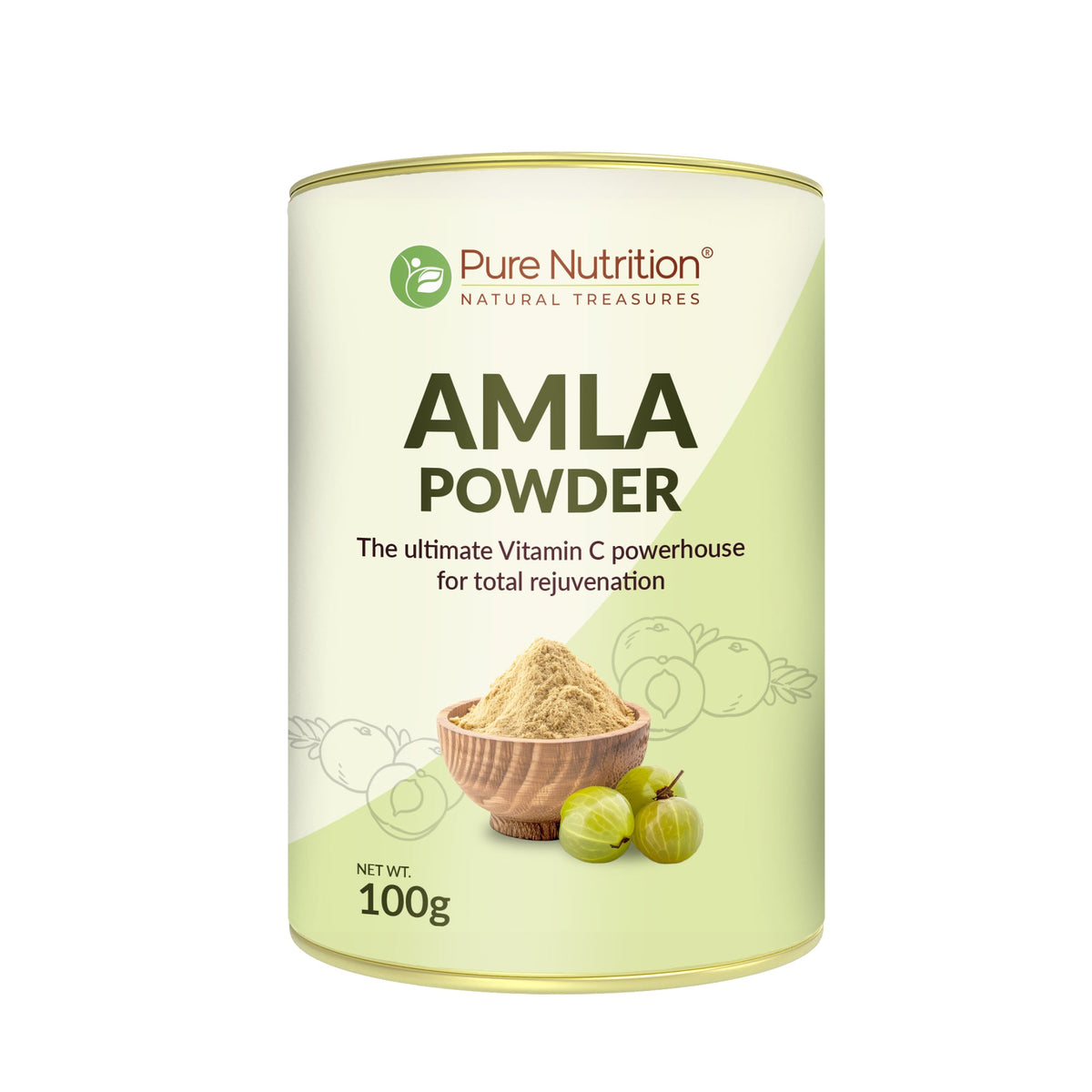 Organic Amla Powder Natural Vitamin C | Hair, Skin & Immunity Support