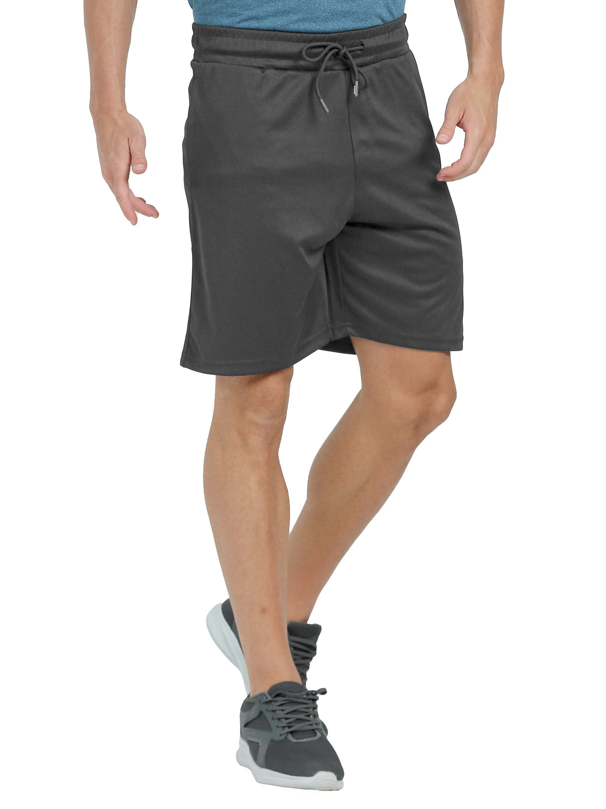 Synco Flex Active Sports Shorts for Men (Dark Grey)