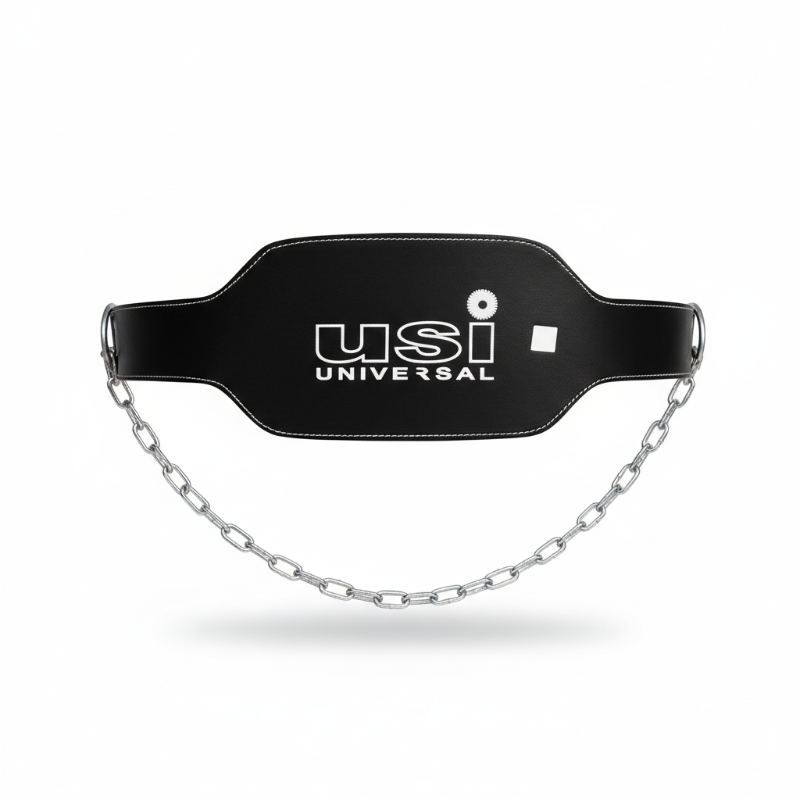 Weight Lifting Dip Unpadded Leather Belt - 790DP USI | Kibi Sports USI