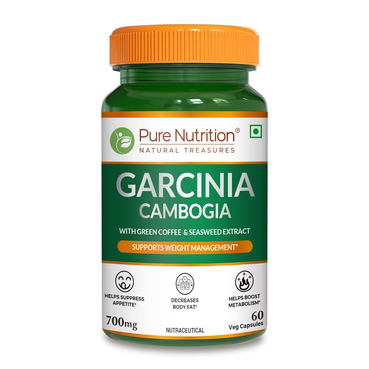 Garcinia Cambogia | Supports Weight Management & Appetite Control 60 Capsules