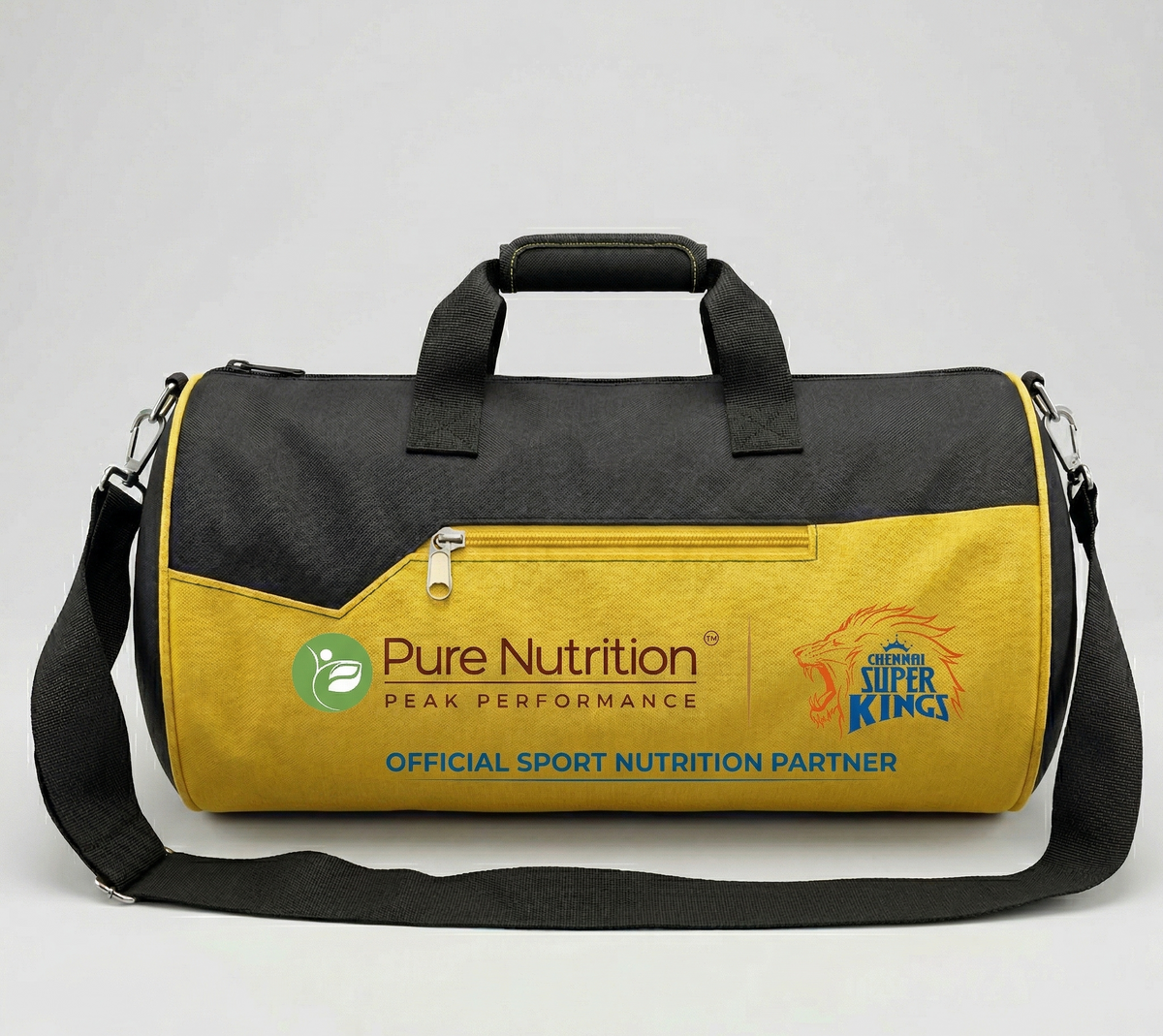 CSK Edition Training Duffle Bag – Sports & Gym | Limited Edition - Nutrition by Pure Nutrition