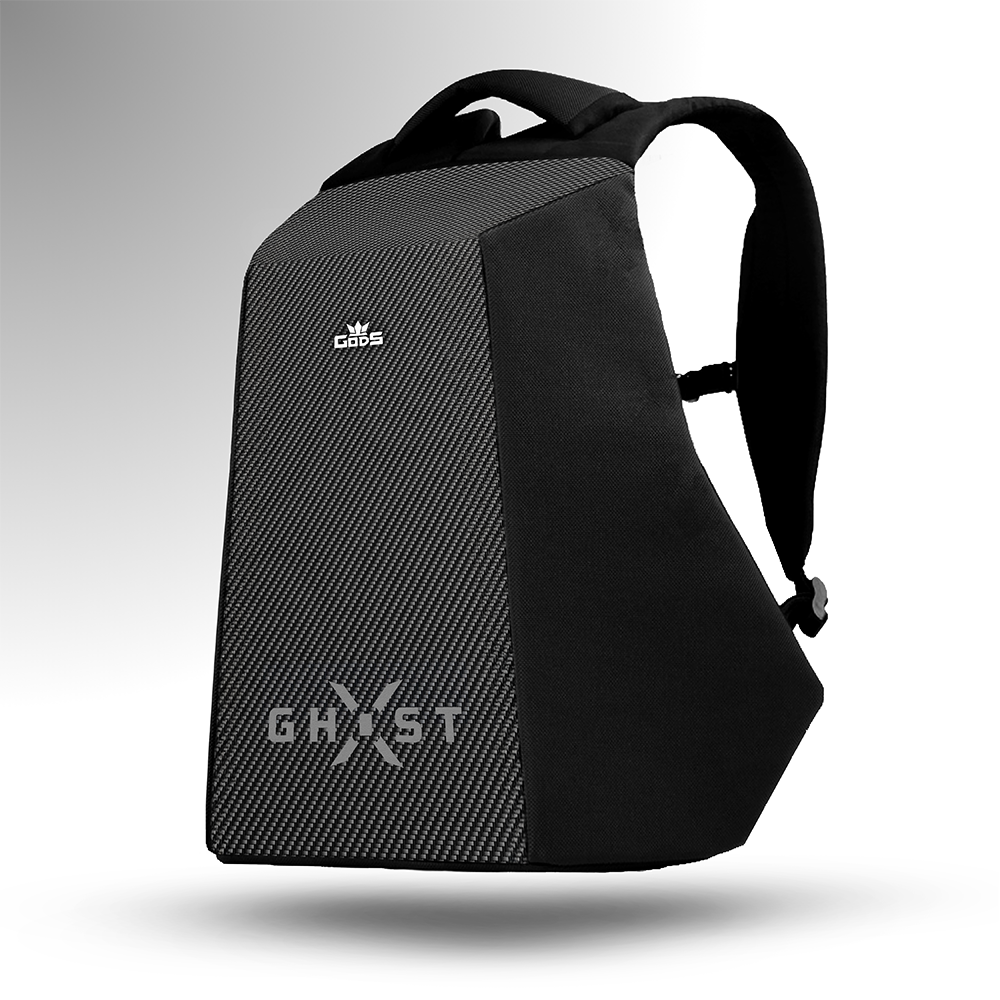 Ghost X Carbon Fiber Anti Theft Office Laptop Backpack for Men – Hard Shell, 25L Professional Work Bag