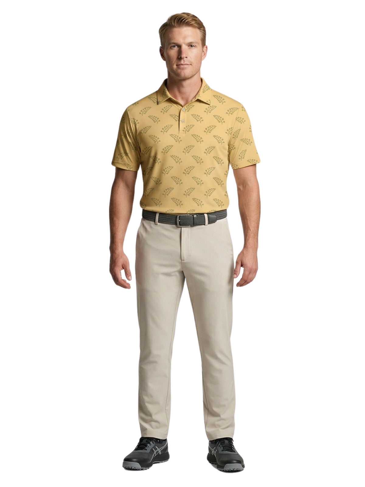 Men’s Golf T-Shirt – 100% Polyester | Breathable Moisture-Wicking Sports Tee