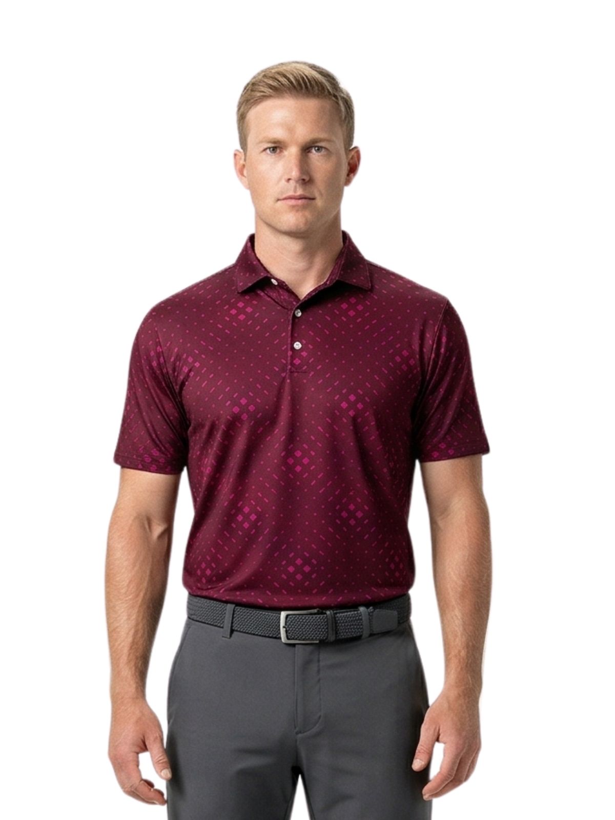 Men’s Active Golf T-Shirt – Sweat-Wicking, Soft & Durable Polyester Fabric
