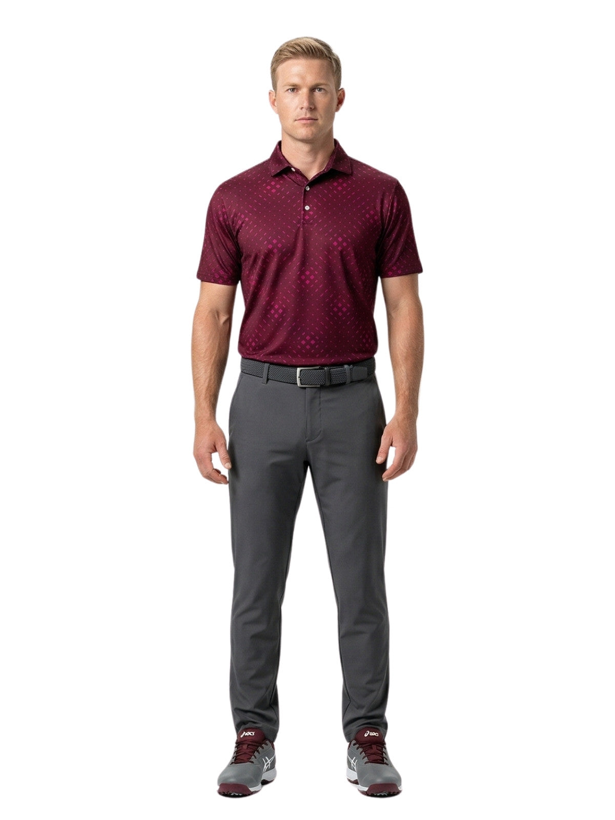 Men’s Active Golf T-Shirt – Sweat-Wicking, Soft & Durable Polyester Fabric