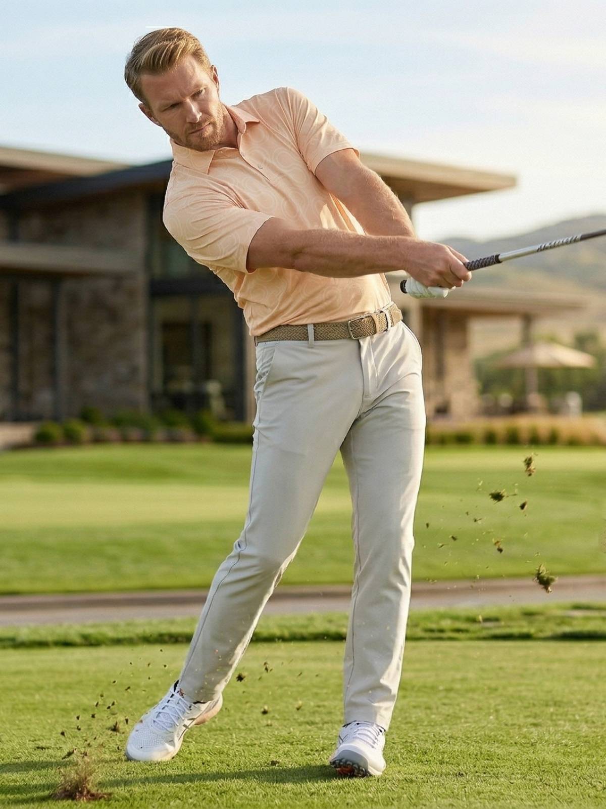 Athletic Golf T-Shirt for Men – Premium Polyester, Flexible & Quick-Dry Fit