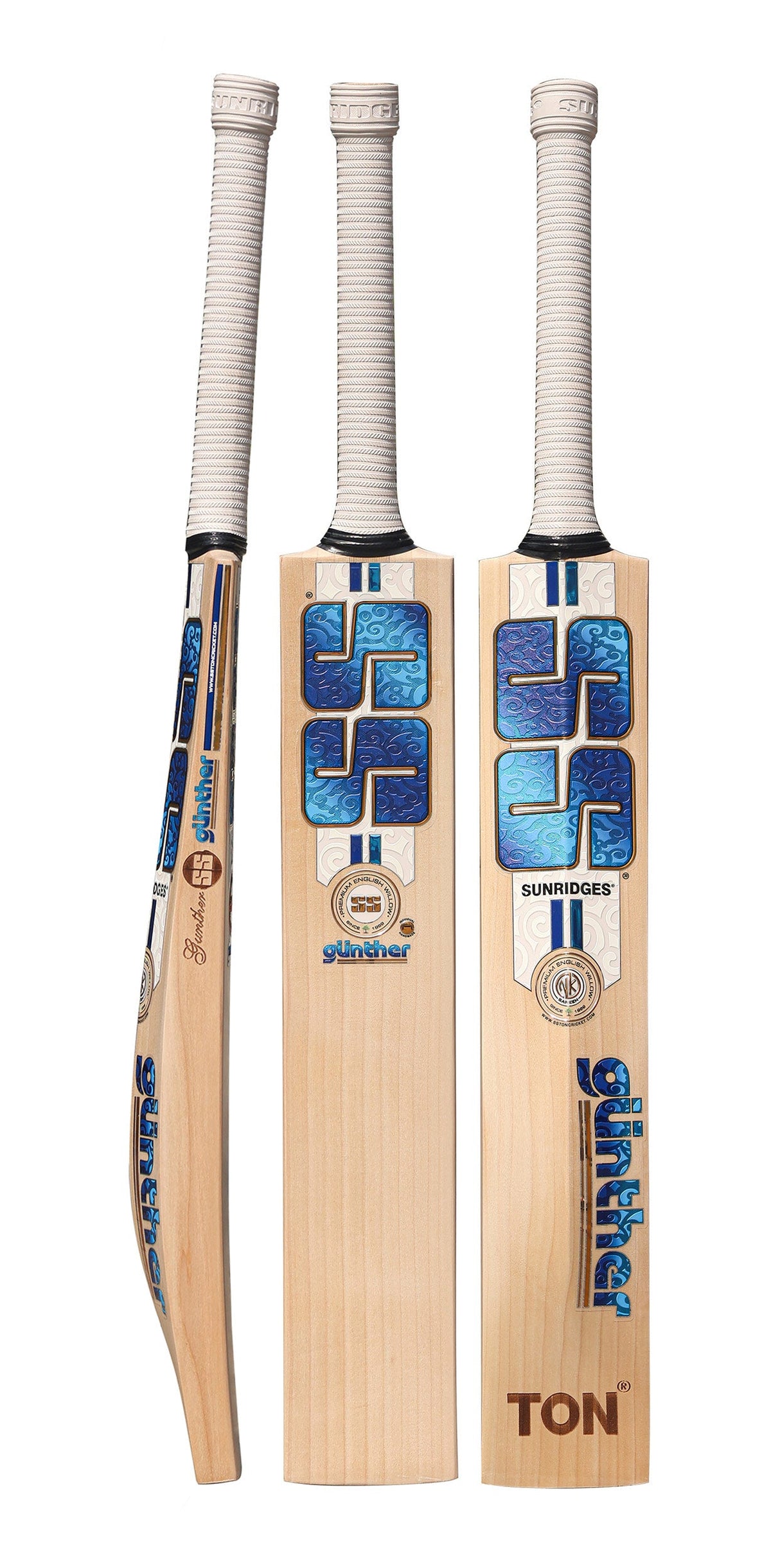 SS Gunther English Willow Cricket Bat – SH (Set of 2) | KIBI SPORTS SS