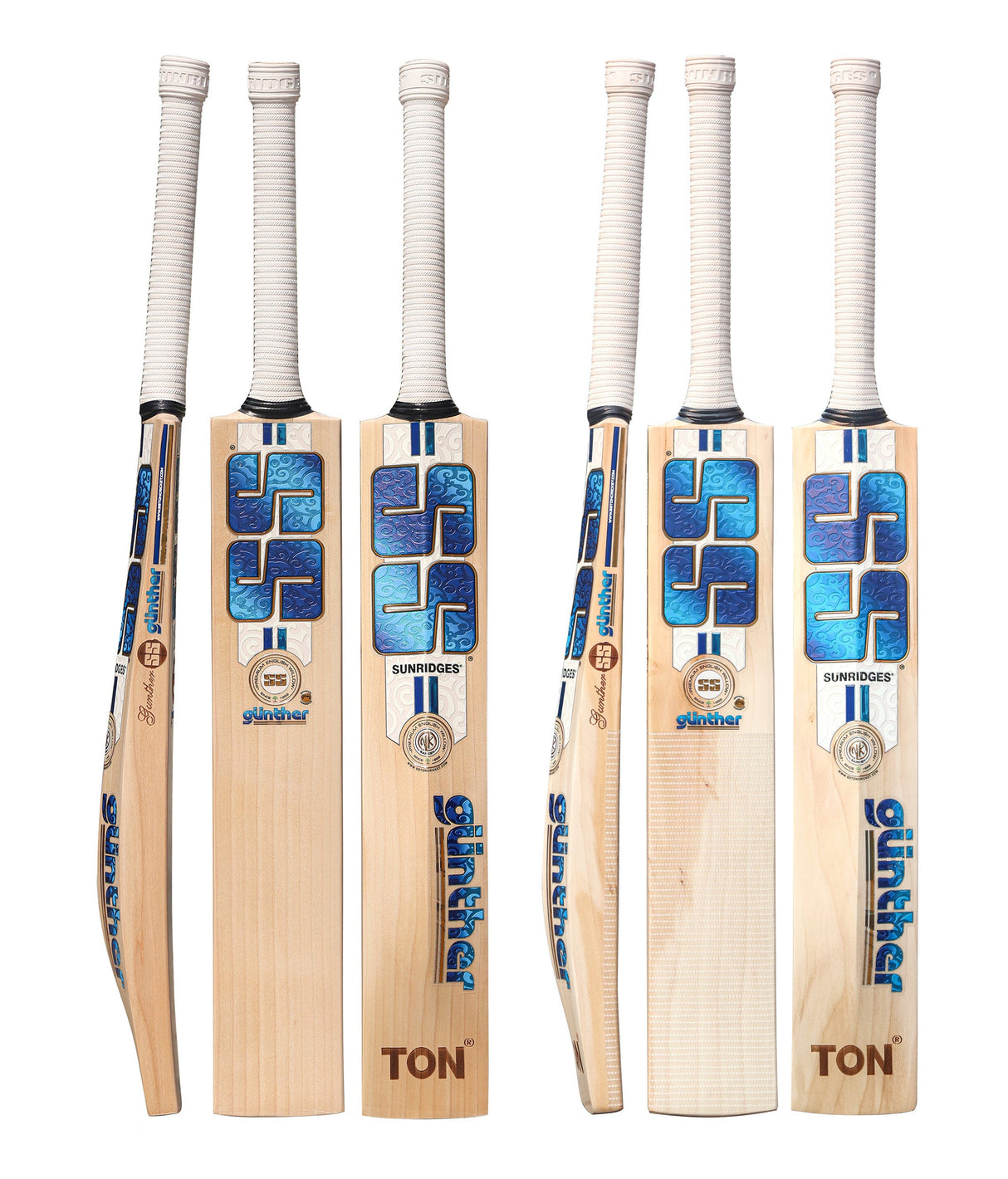SS Gunther English Willow Cricket Bat – SH (Set of 2) | KIBI SPORTS SS
