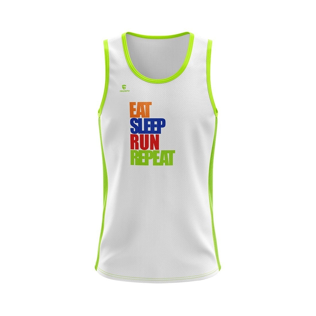 Printed Gym Singlet for Men | Dry Fit Sports Tank Top