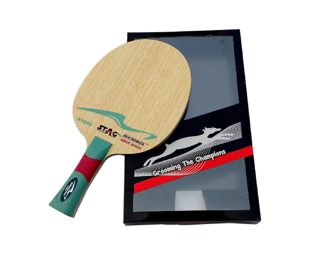 STAG GLOBAL Beatronics Wave Series Hydro Table Tennis Blade | 7-Ply Offensive Table Tennis Blade with High Spin & Control