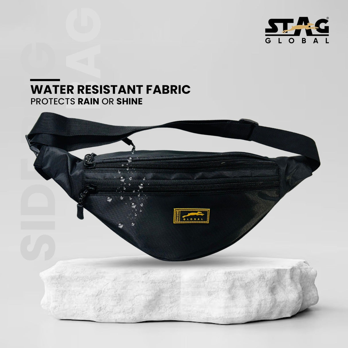 STAG GLOBAL Flex Side Bag – Versatile Crossbody Chest Bag with Adjustable Strap for Men & Women (Model 2)
