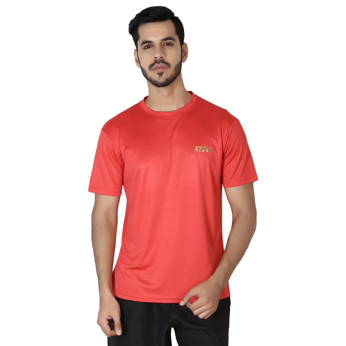 STAG GLOBAL Training Men's Solid Athletic fit T-Shirt | Solid Sportswear for Active & Casual Use