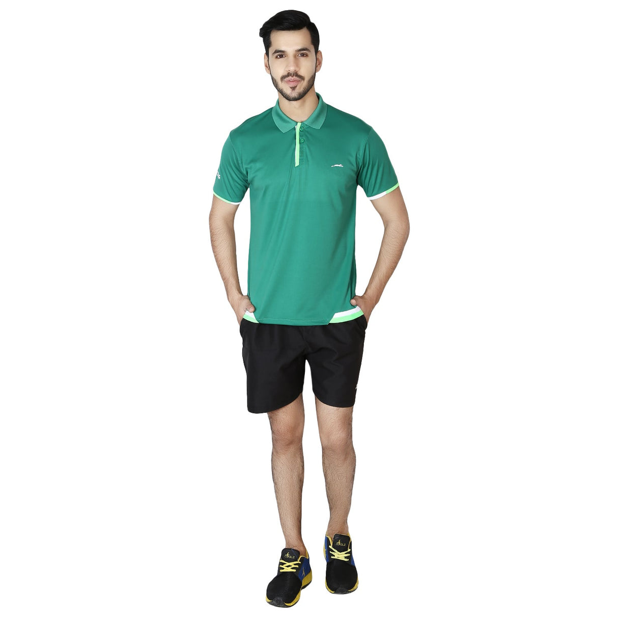 STAG GLOBAL Rapid Men’s Athletic Fit Polo T-shirt | Breathable and Comfortable Sportswear