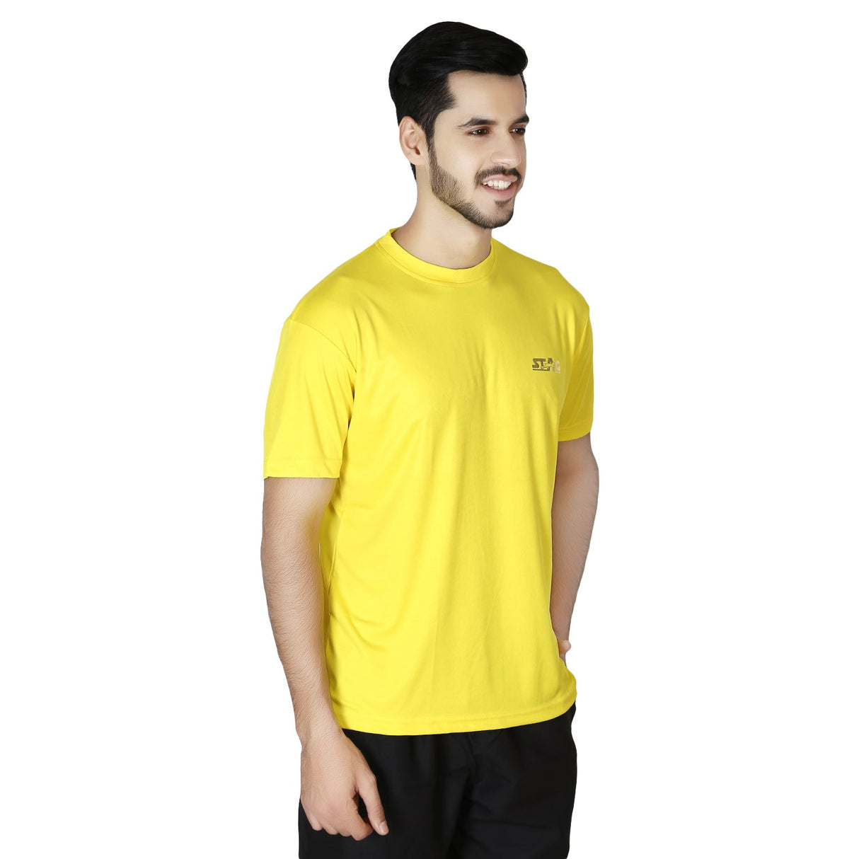 STAG GLOBAL Training Round Neck T-shirt | Breathable | Sweat-Wicking | Lightweight Fabric
