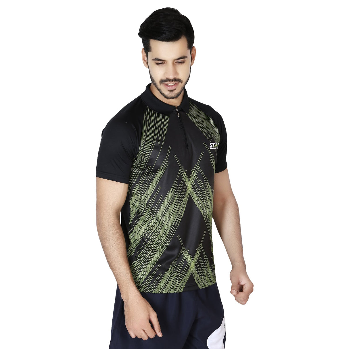 STAG GLOBAL X Ray Men's Athletic Fit Polo T-Shirt | Solid Sportswear for Active & Casual Use