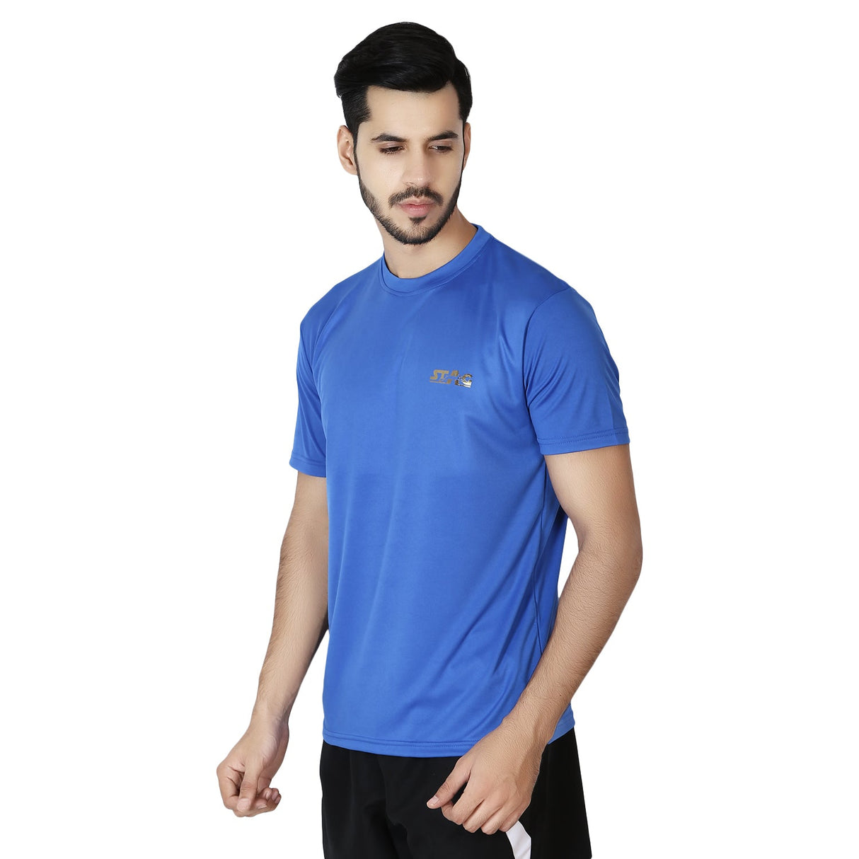STAG GLOBAL Training Round Neck Men's Athletic fit T-Shirt | Solid Sportswear for Active & Casual Use