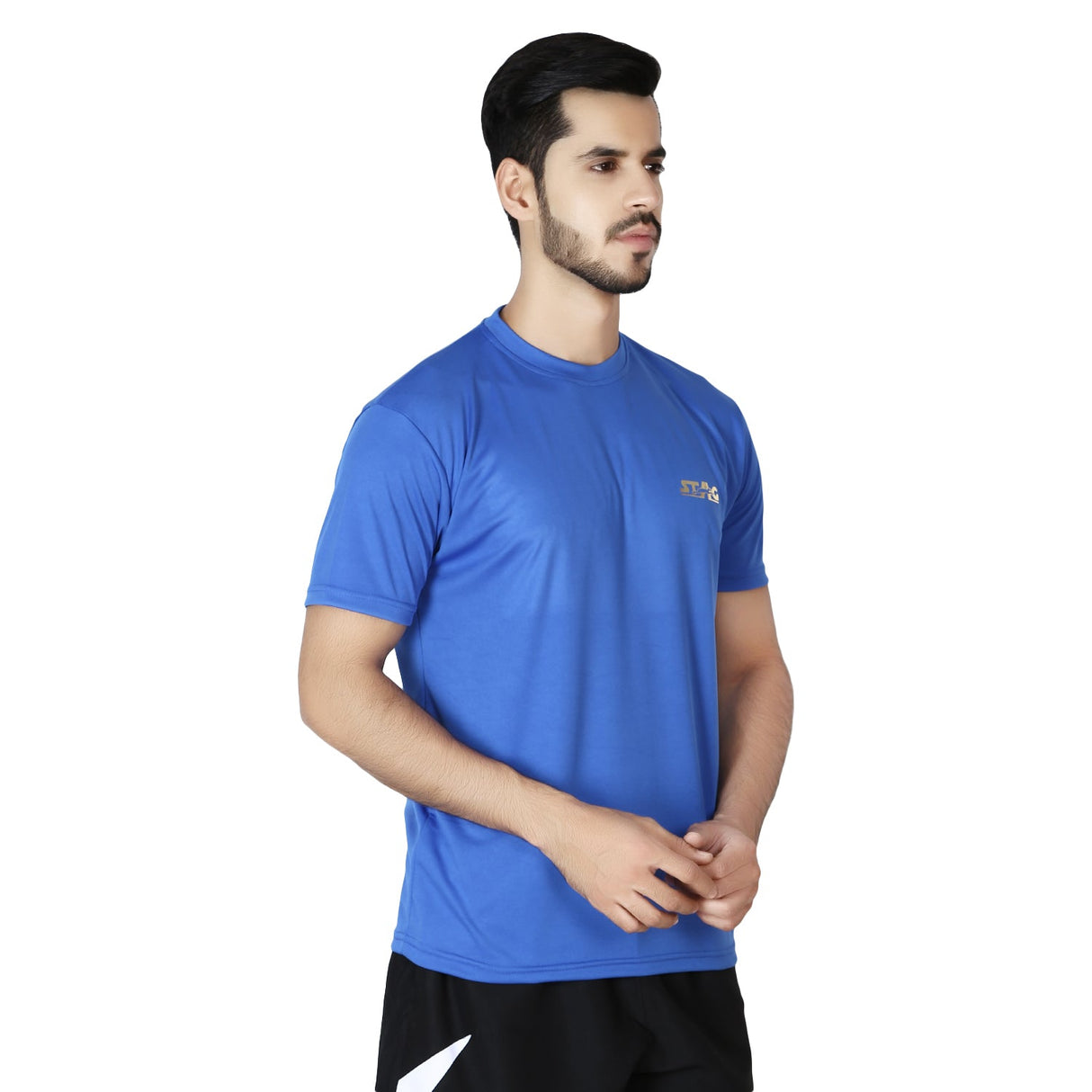 STAG GLOBAL Training Round Neck Men's Athletic fit T-Shirt | Solid Sportswear for Active & Casual Use