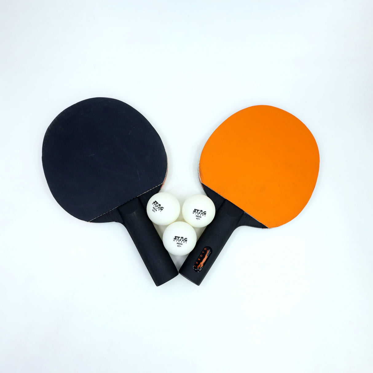 STAG GLOBAL Series 3 Table Tennis Playset (2023 Model) 2 Racquets & 3 Balls