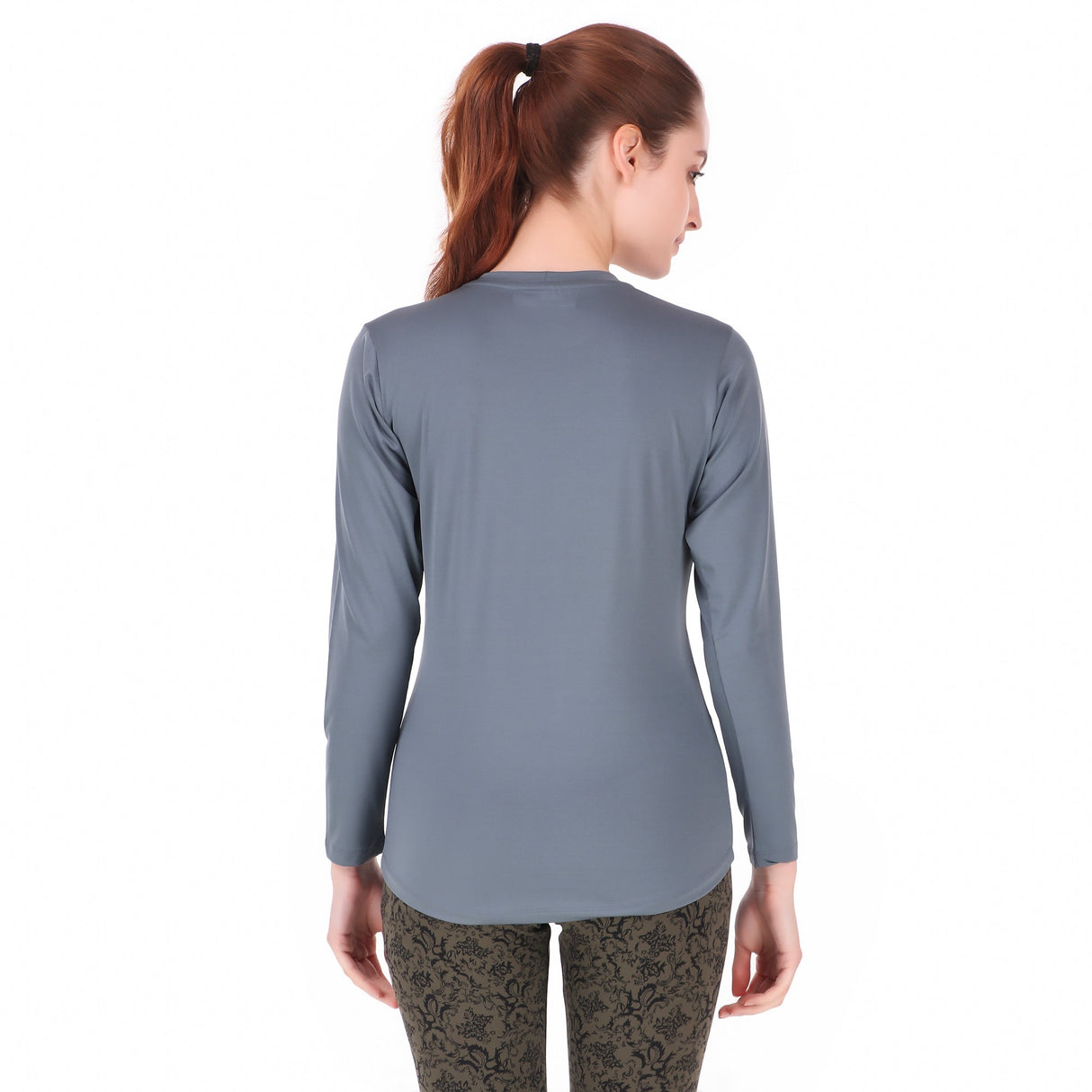 Push The Limits Tshirt For Women FS (Harbor Grey)