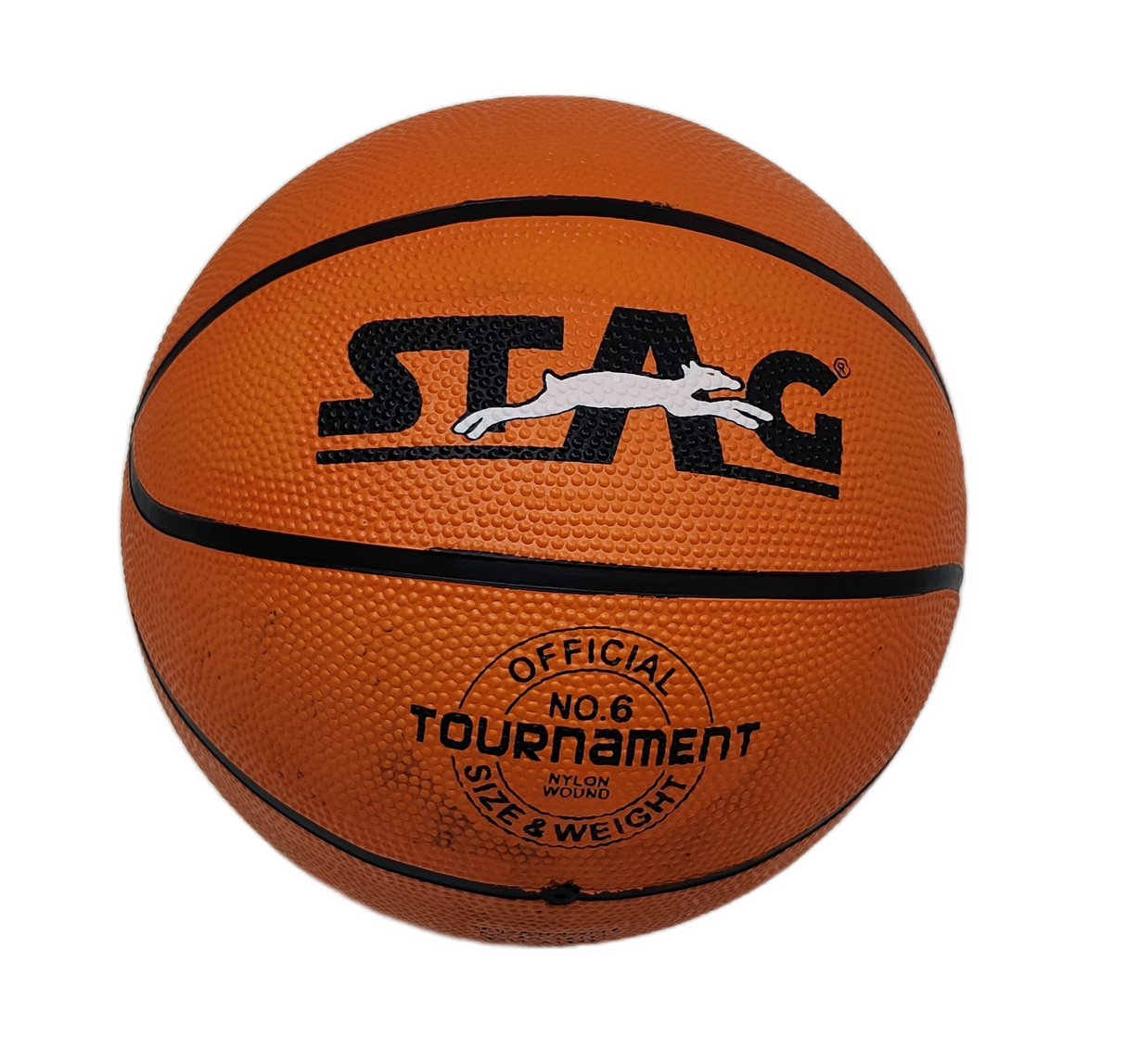 STAG GLOBAL TOURNAMENT BASKET BALL| Size 6 | High Quality | Durable Grip for Match & Training Play