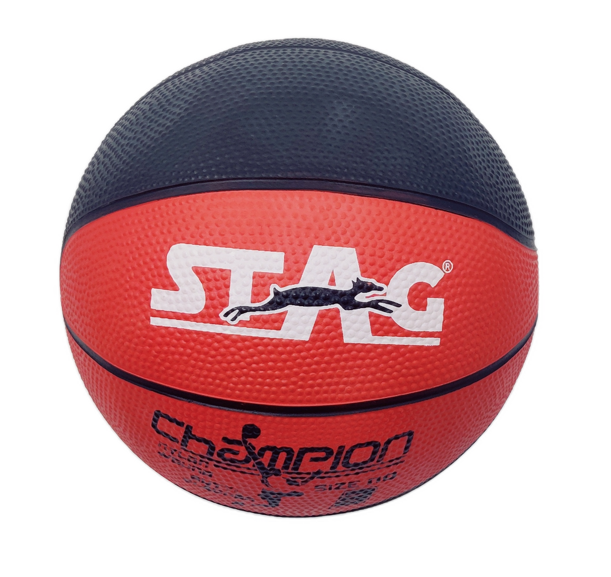 STAG GLOBAL Champion Basket Ball | Size 3 | Nylon Wound | Butyl Bladder | High Grip for Kids & Beginners