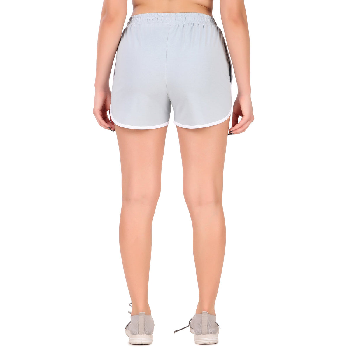 Cotton Leisure Shorts For Women (Sky)