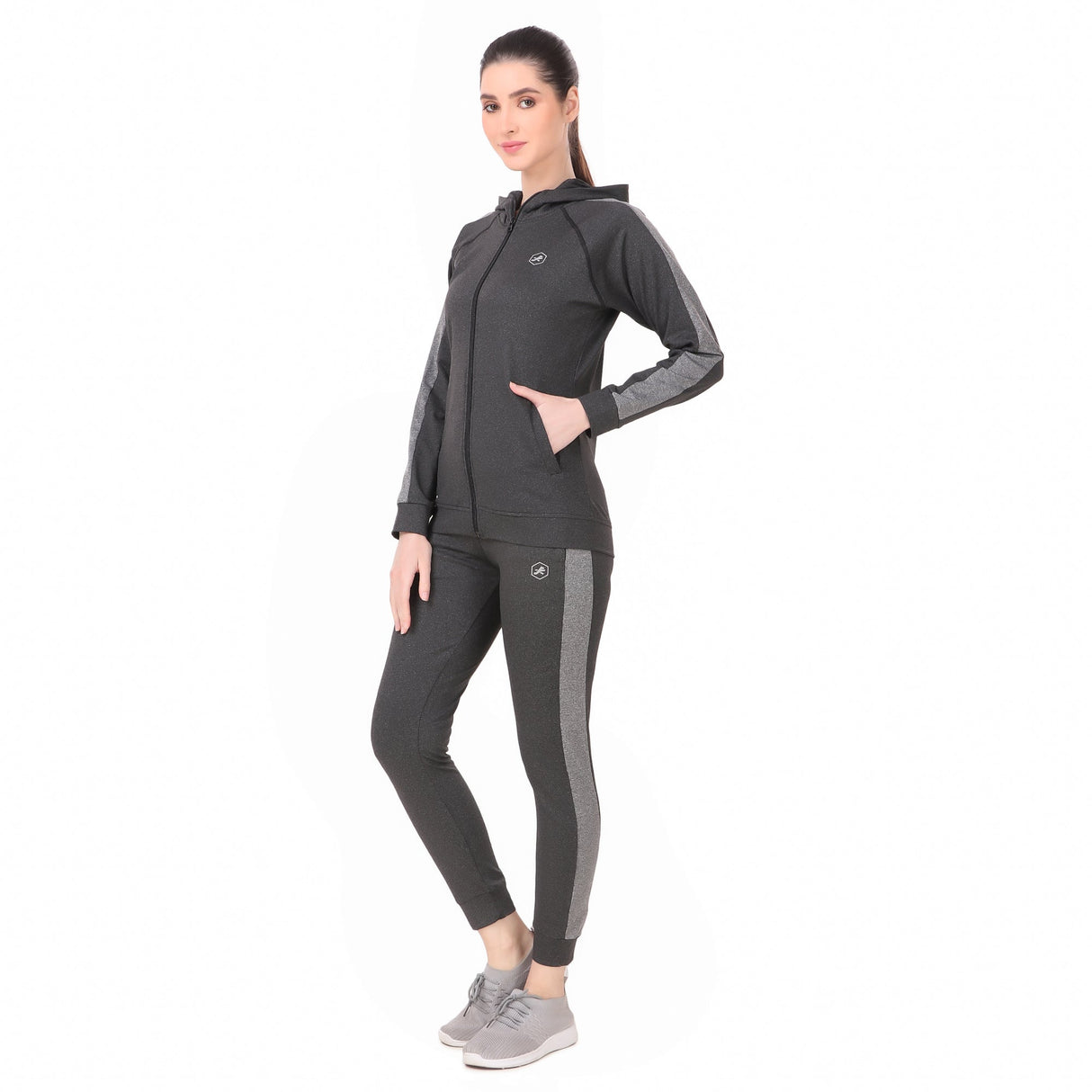 Performance OT Brushed Upper For Women FS (Heather Black/Grey)