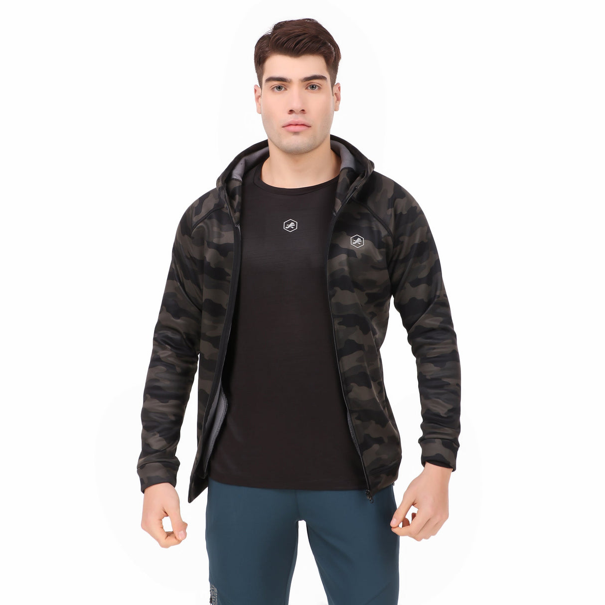 Performance Fleece Upper For Men (Camo Green)