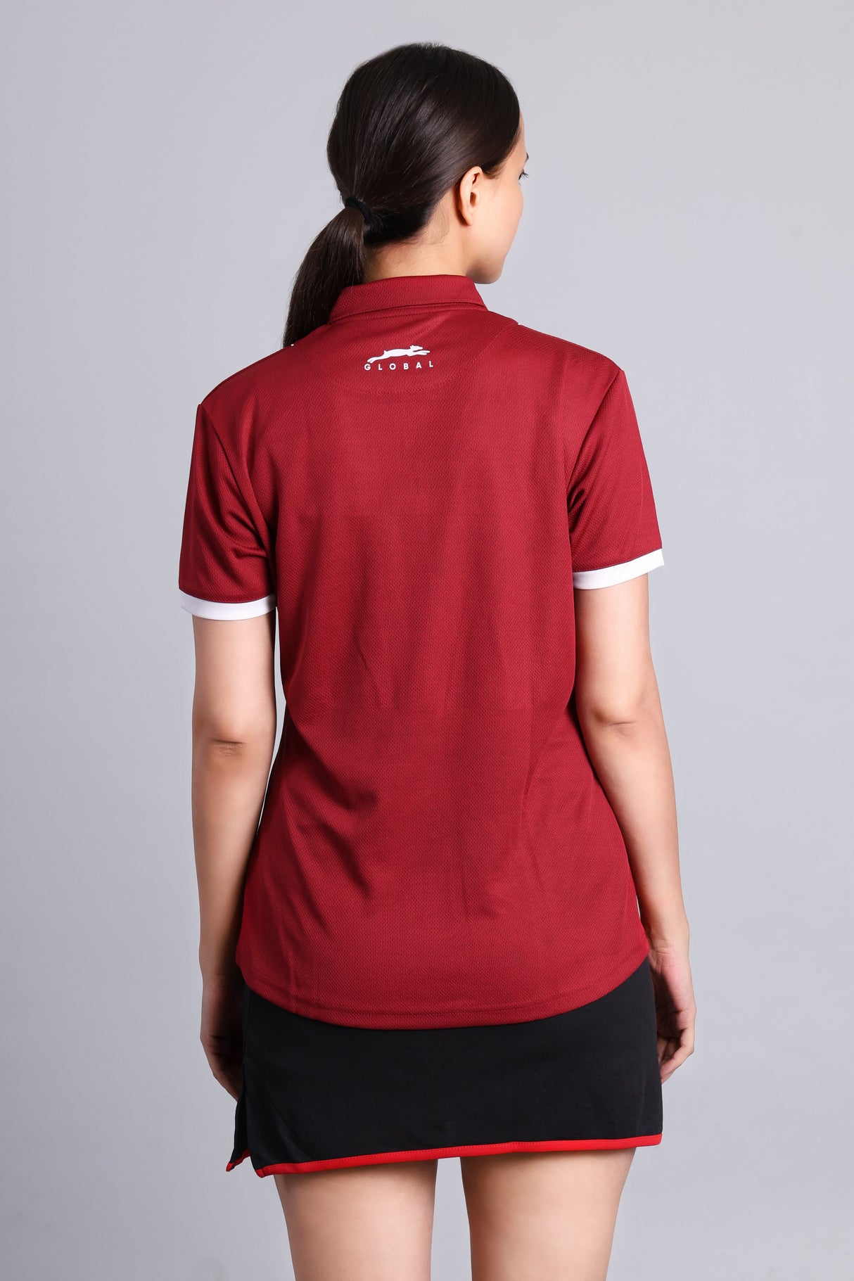 STAG GLOBAL Crossover Women's Polo T-Shirt | 100% Polyester | Lightweight | All-Day Comfort