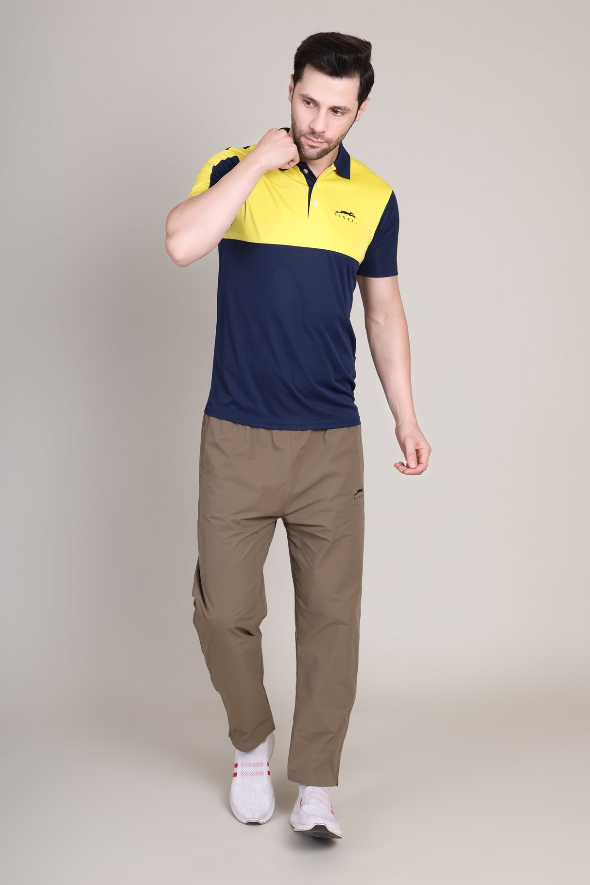 STAG GLOBAL Bold Men's Polo T-Shirt | Solid Sportswear for Premium Performance
