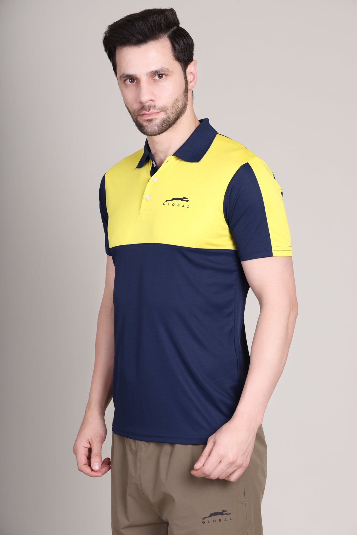 STAG GLOBAL Bold Men's Polo T-Shirt | Solid Sportswear for Premium Performance