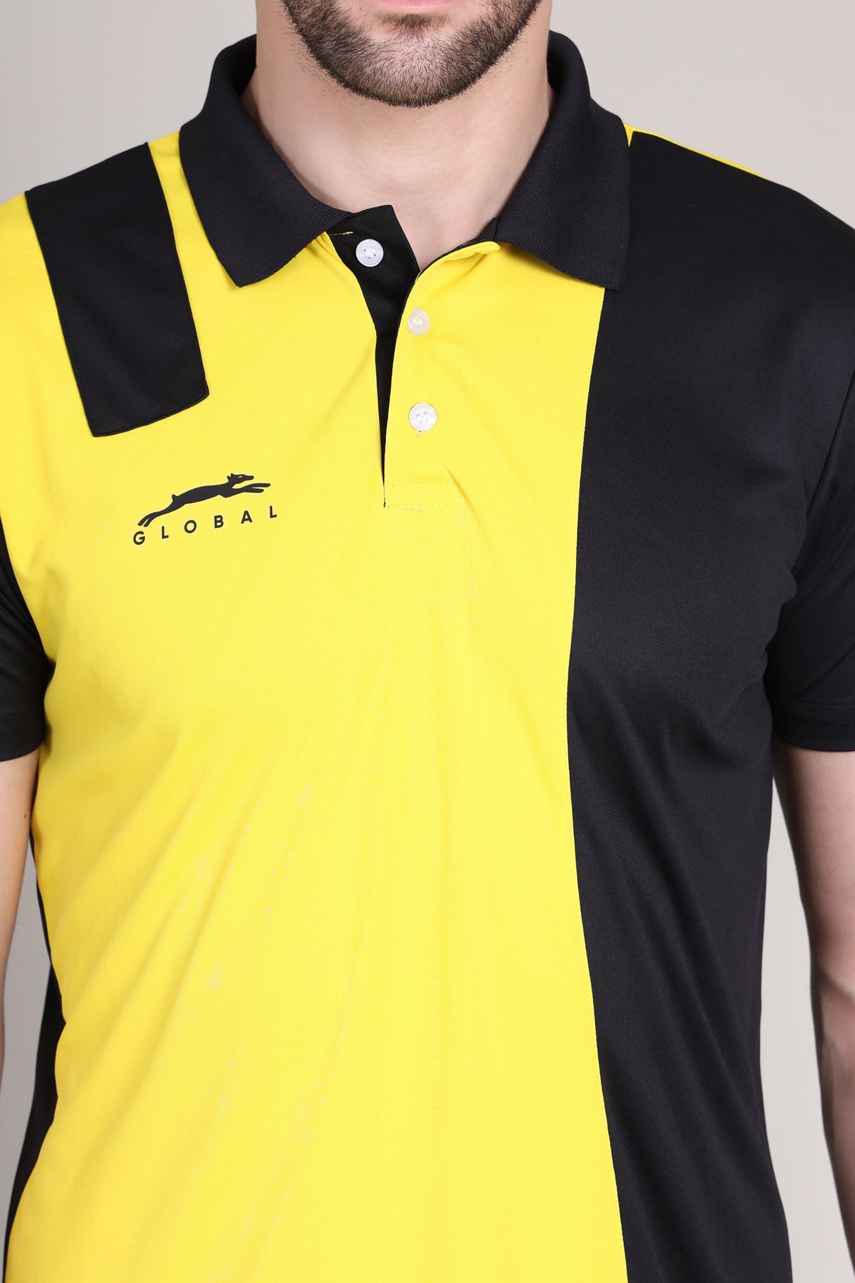 STAG GLOBAL Aspire Polo Men's Solid Athletic fit Polo T-Shirt | Solid Sportswear for Active & Casual Use