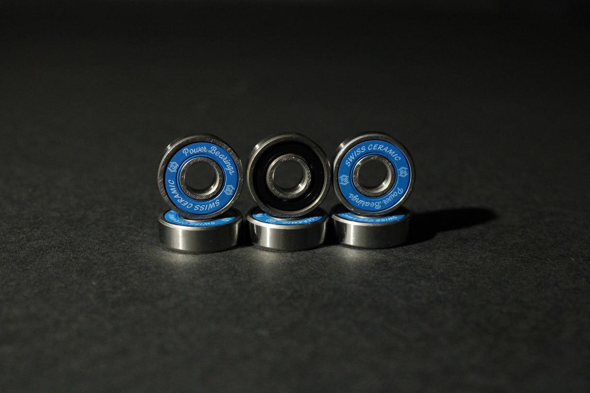 Power Bearings Swiss Ceramic 627 Quad skate Speed Bearings