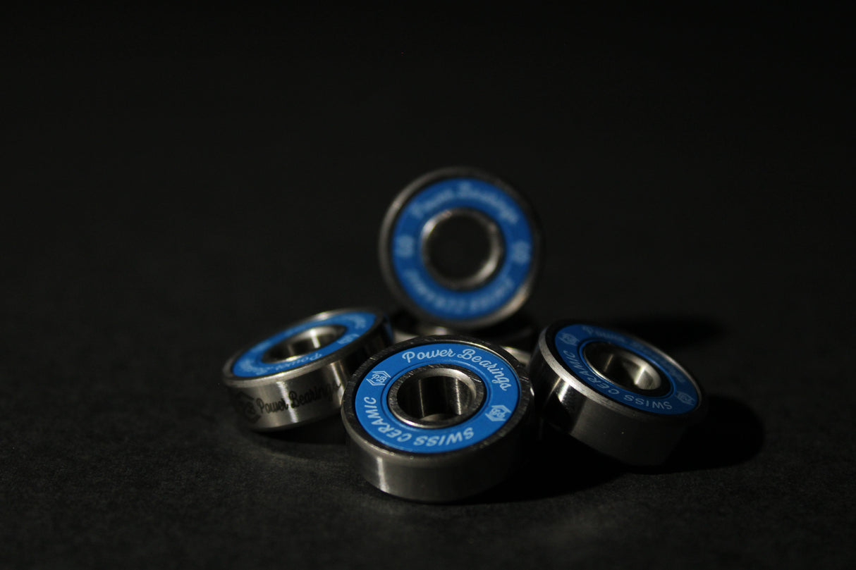 Power Bearings Swiss Ceramic 627 Quad skate Speed Bearings