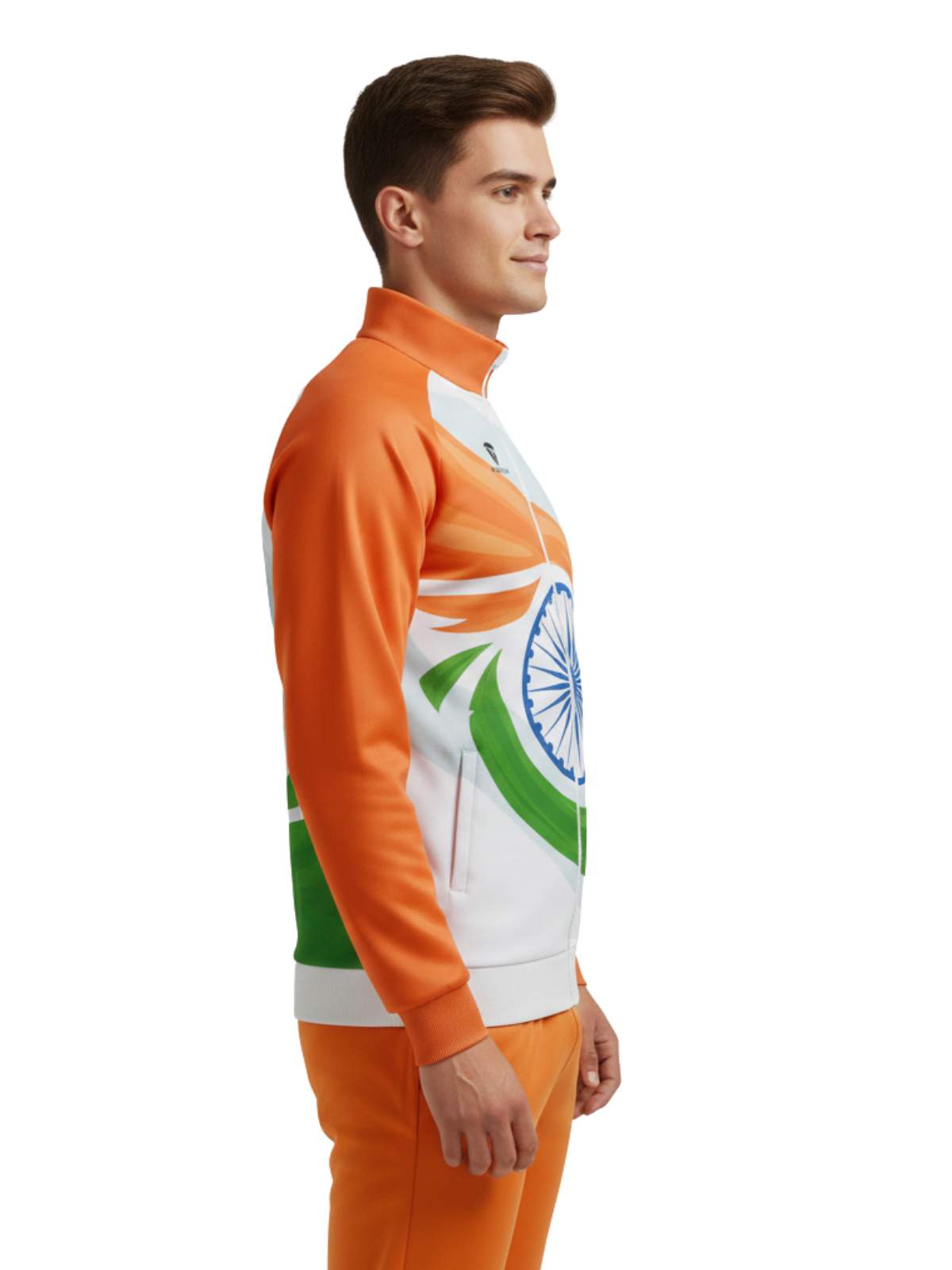 Men’s Independence Day Jacket | India Flag Tricolor Sports Team Jackets
