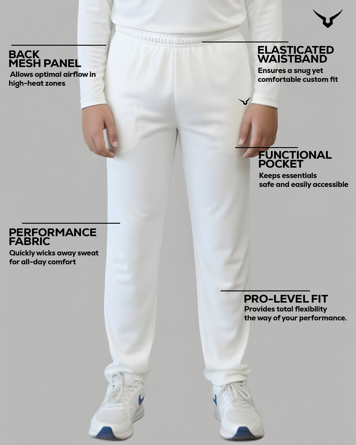Invincible Kid's Elite Cricket Pant