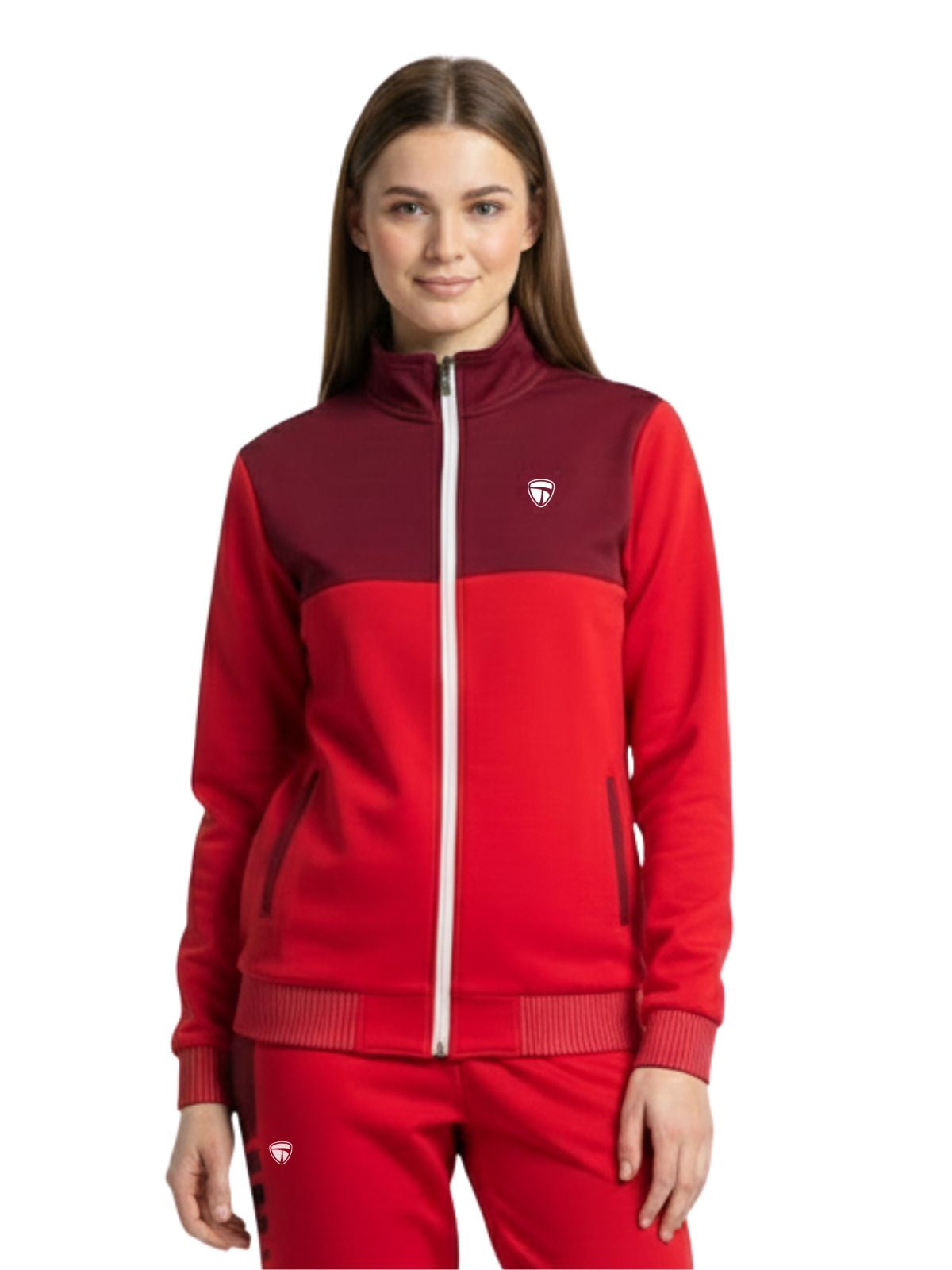 Women’s Track Jacket Full Zipper | Workout Jogging Top for Girl