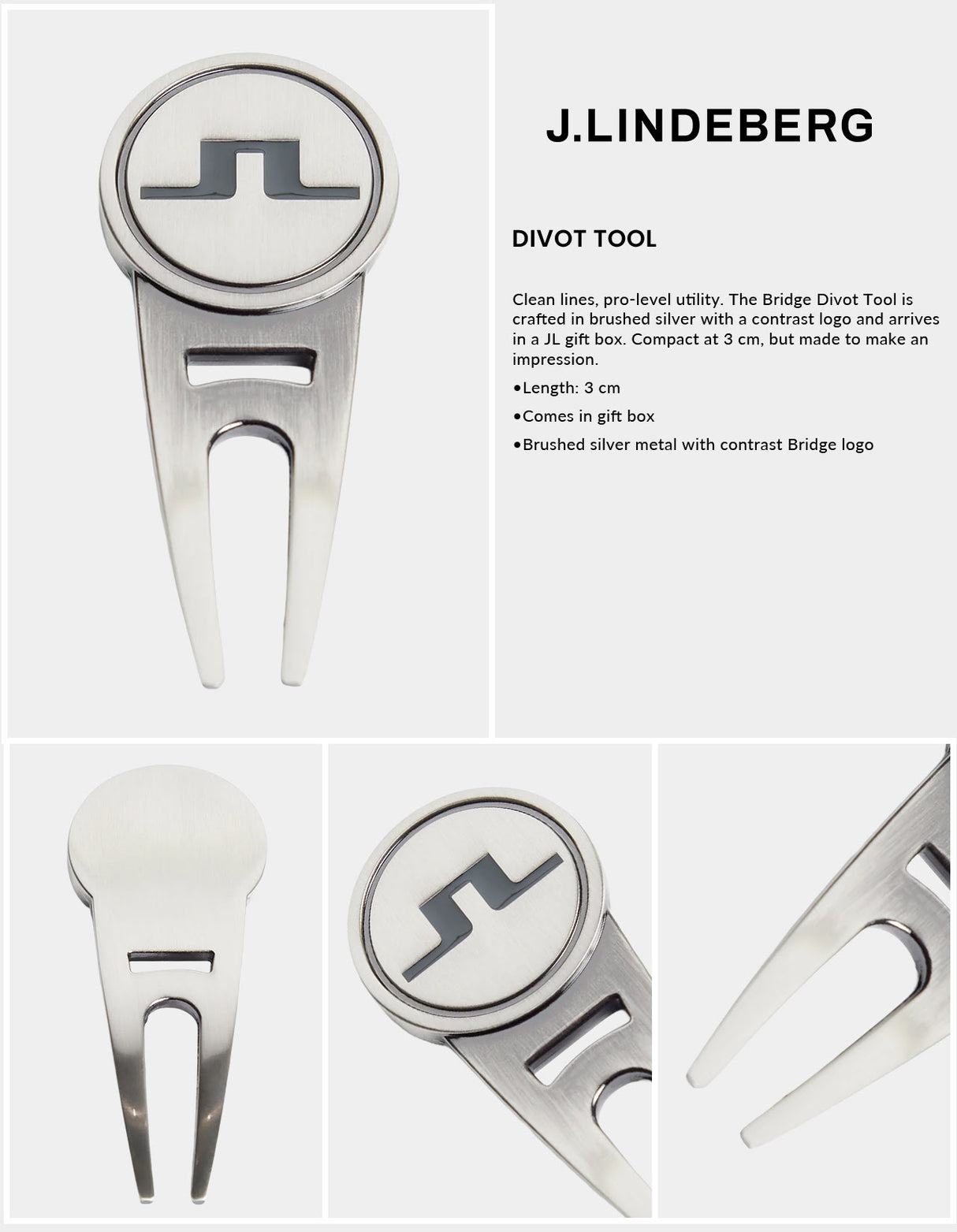 J Lindeberg Bridge Divot Tool - Black