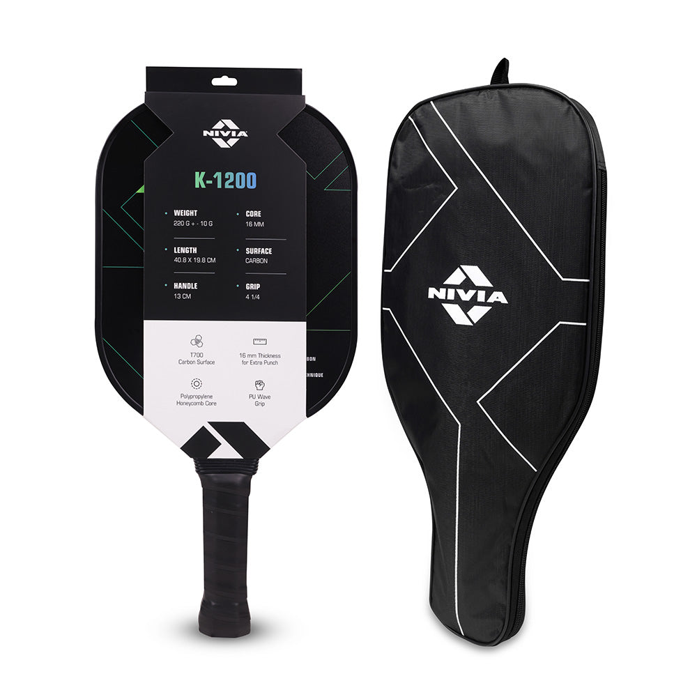 Nivia K-1200 Pickleball Paddle - Green