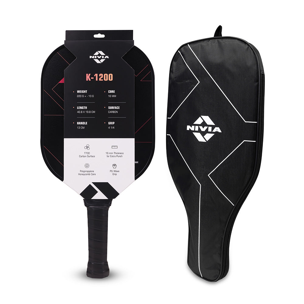 Nivia K-1200 Pickleball Paddle - Orange