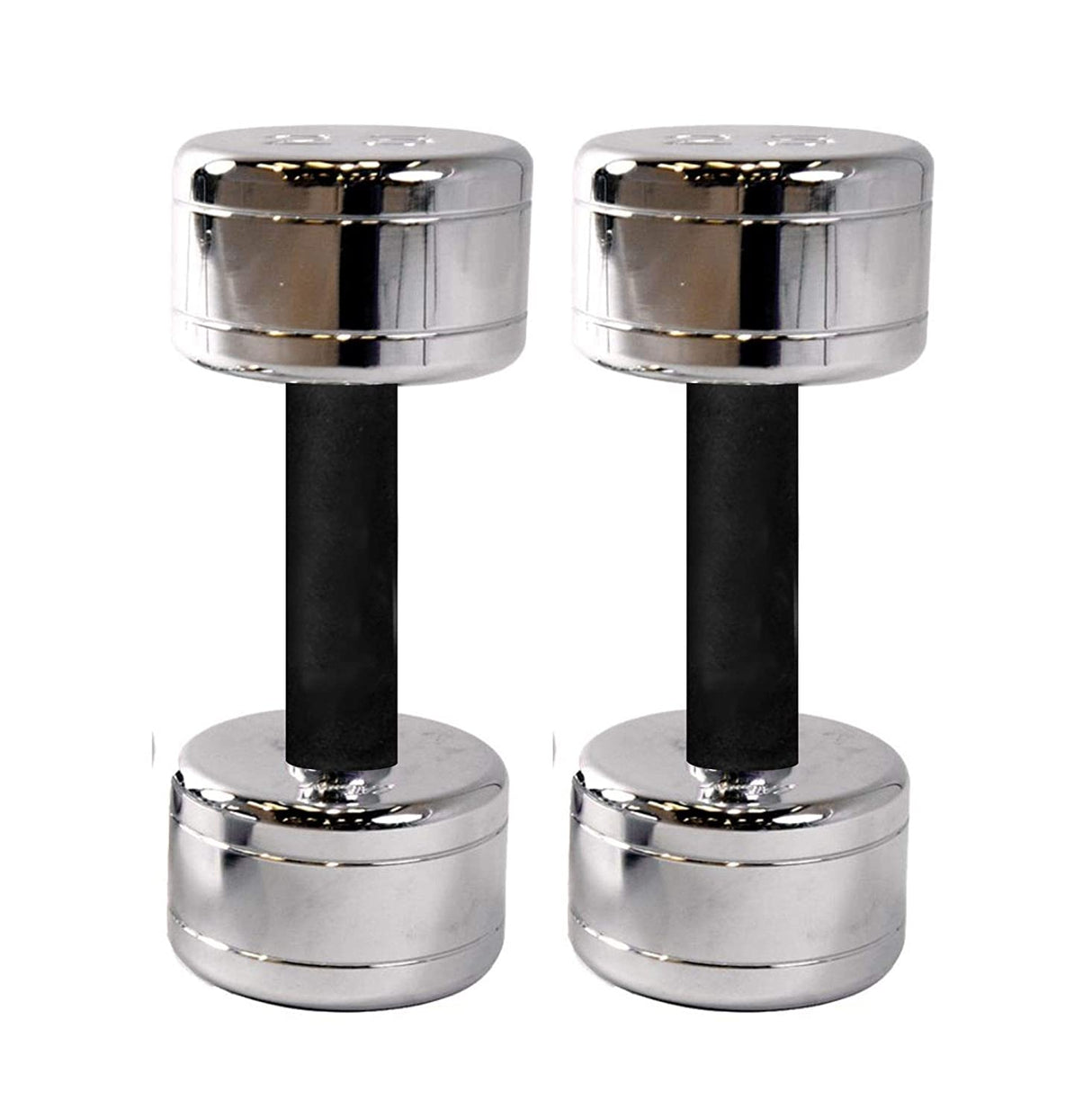Kore Steel Professional 1-10 Kg (Set of Two) Fixed Dumbbells Home Gym Exercise Equipment for Men & Women (DM-STEEL-COMBO16)